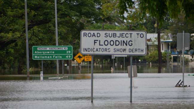 Photographs from the flooding disaster in Ingham, Hinchinbrook, North Queensland, on Wednesday. Picture: Cameron Bates