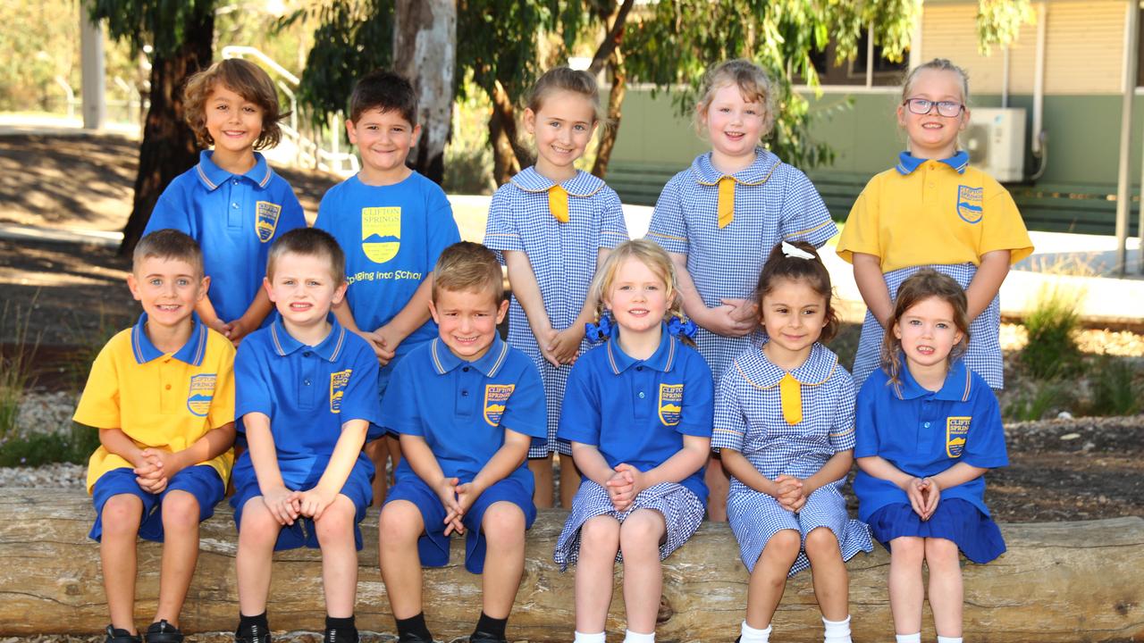 Clifton Springs Primary School 2025 Prep P front Lennox Campbell, Oliver Robin, Ollie Scott, Rose Cavendish, Mia Lilkendey, Sadie Turner. Back Isaiah Lethbridge, Nicholas Cambareri, Isabelle Wolter, Madison Crimmins, Paisley Humphrey