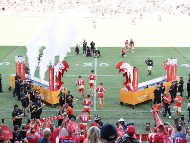 NRL:Roosters V Dolphins, Suncorp Stadium. Picture: Patrick Woods.