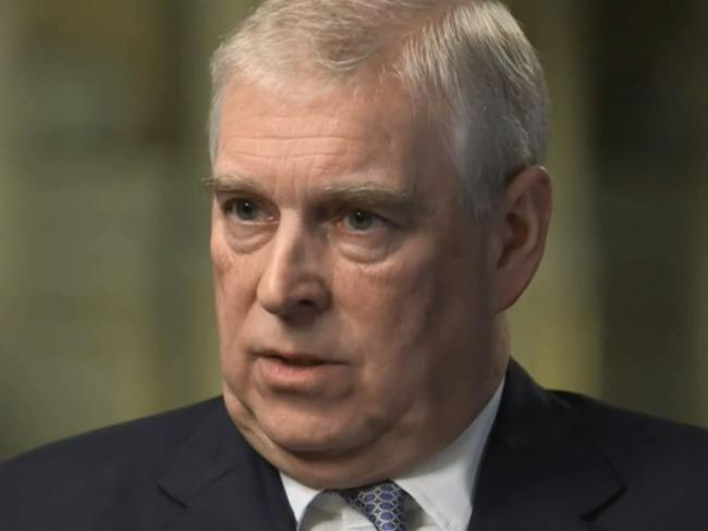 Prince Andrew stepped down as a working royal after his disastrous BBC interview in 2019. Picture: BBC