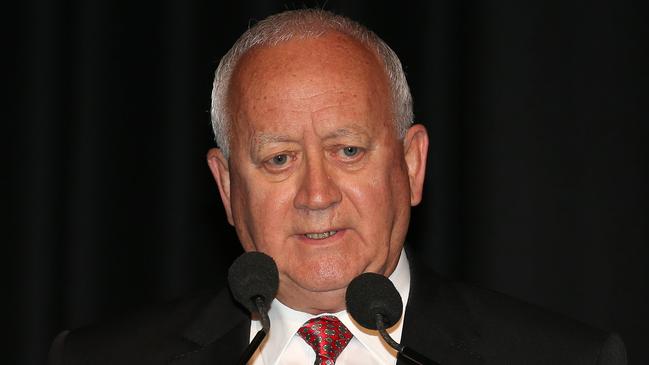 Ray James, managing director, speaks during an Icon Energy annual general meeting held on the Gold Coast. Picture: Regi Varghese