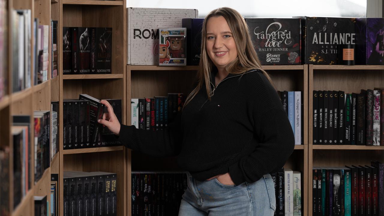 Montana Fyre has become a top 50 best selling dark romance author on Amazon. Picture: Naomi Jellicoe