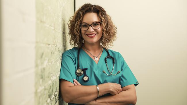 Humanitarian nurse and paramedic Helen Zahos was on the frontline in Darwin’s response to the Bali bombings. Picture: Mark Cranitch.