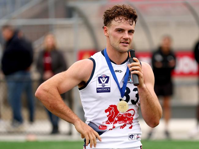 Donovan Toohey was Coburg’s best player in the match against the AFL National Academy at Whitten Oval on April 27. Photo: Josh Chadwick/AFL Photos/via Getty Images