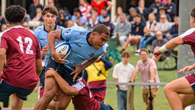 The NSW Waratahs against the Reds in the Super Rugby U16s: Photos: Reds Media.