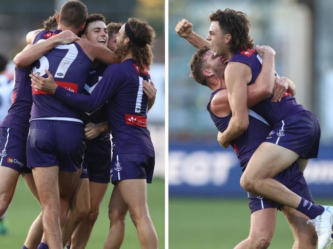 Fremantle defeated Geelong in a big upset.