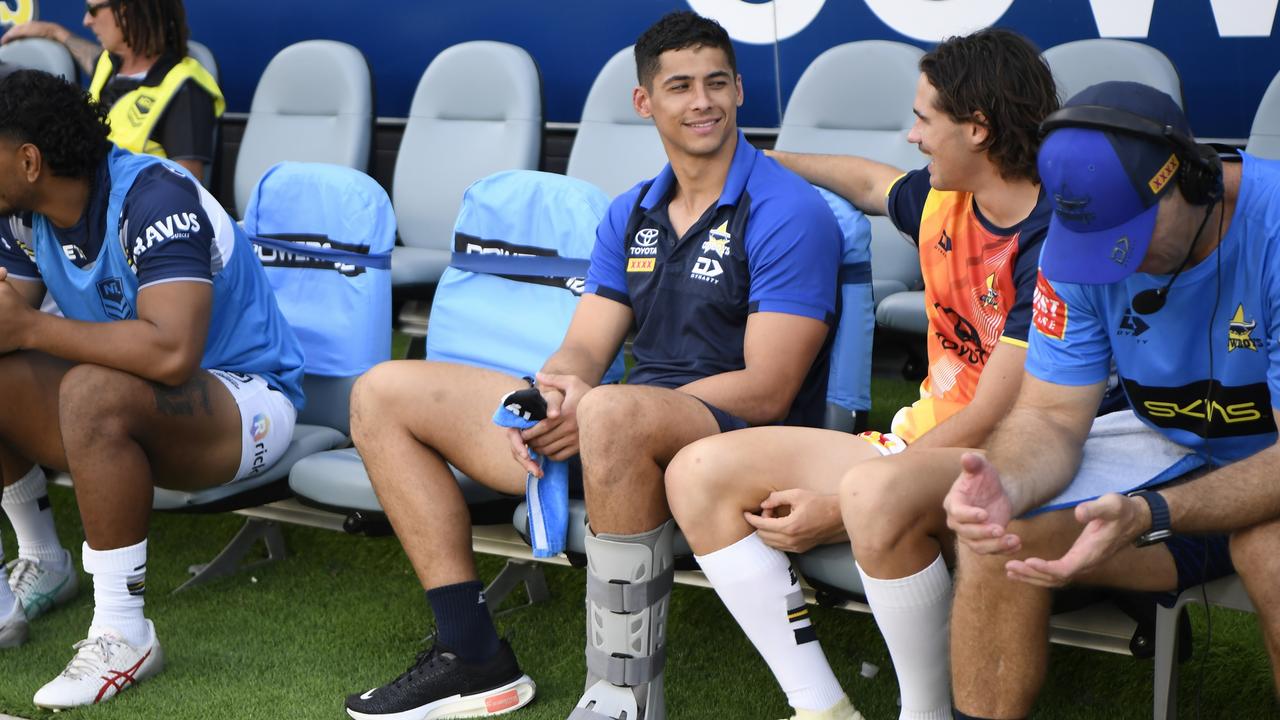 North Queensland Cowboys backrower Heilum Luki will require surgery. Picture: Scott Davis / NRL Imagery