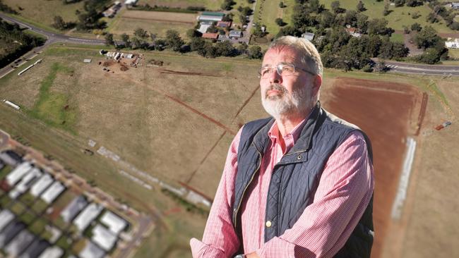 Developer Stephen Bowers says work has started on stages 9b and 10 of the Avenues of Highfields subdivision, which will include the $4.5m upgrade of the development's intersection with the New England Highway.