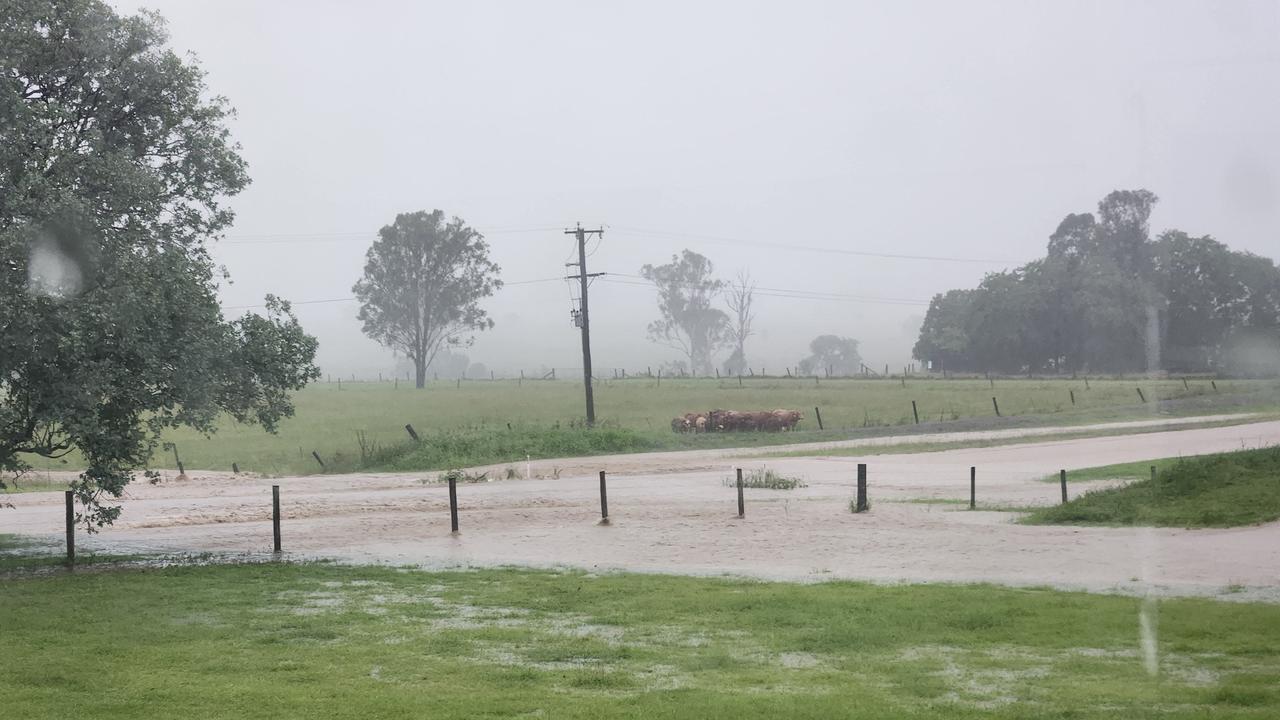 Residents remain on high alert as flooding continues across southeast Queensland. Picture Facebook / South Burnett Flood watch