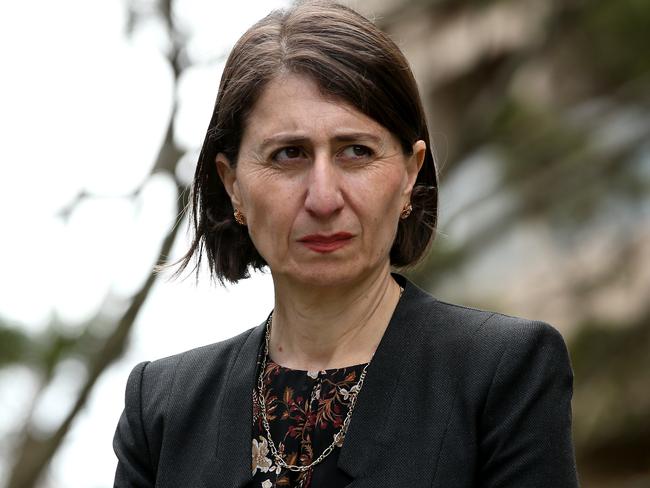 SYDNEY, AUSTRALIA - NewsWire Photos OCTOBER14, 2020: Premier Gladys Berejiklian at a press conference at State Parliament, Sydney CBD.Picture: NCA NewsWire / Damian Shaw