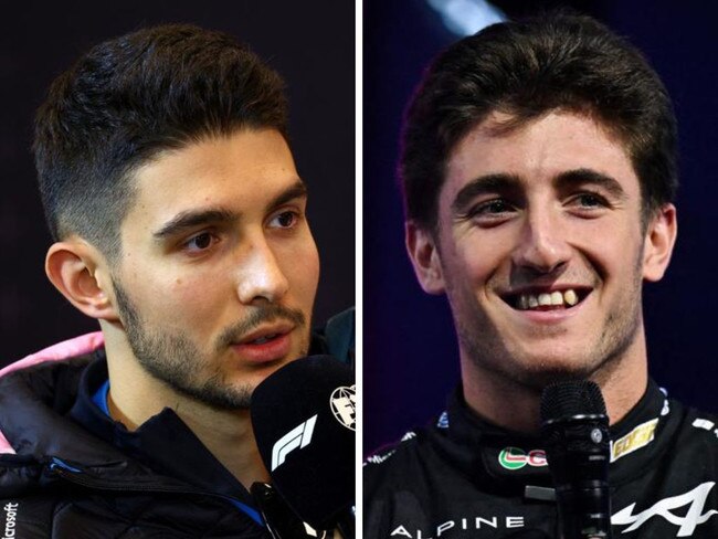 Esteban Ocon and Jack Doohan.