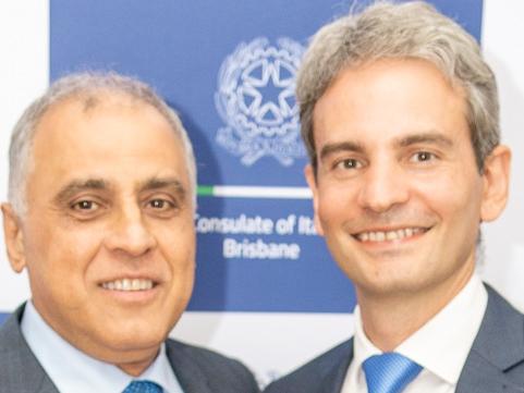 at the launch of the Tour of Italy Through Queensland program at the Brisbane Abruzzo Club. Socials: Damien Anthony Rossi | Picture: Supplied