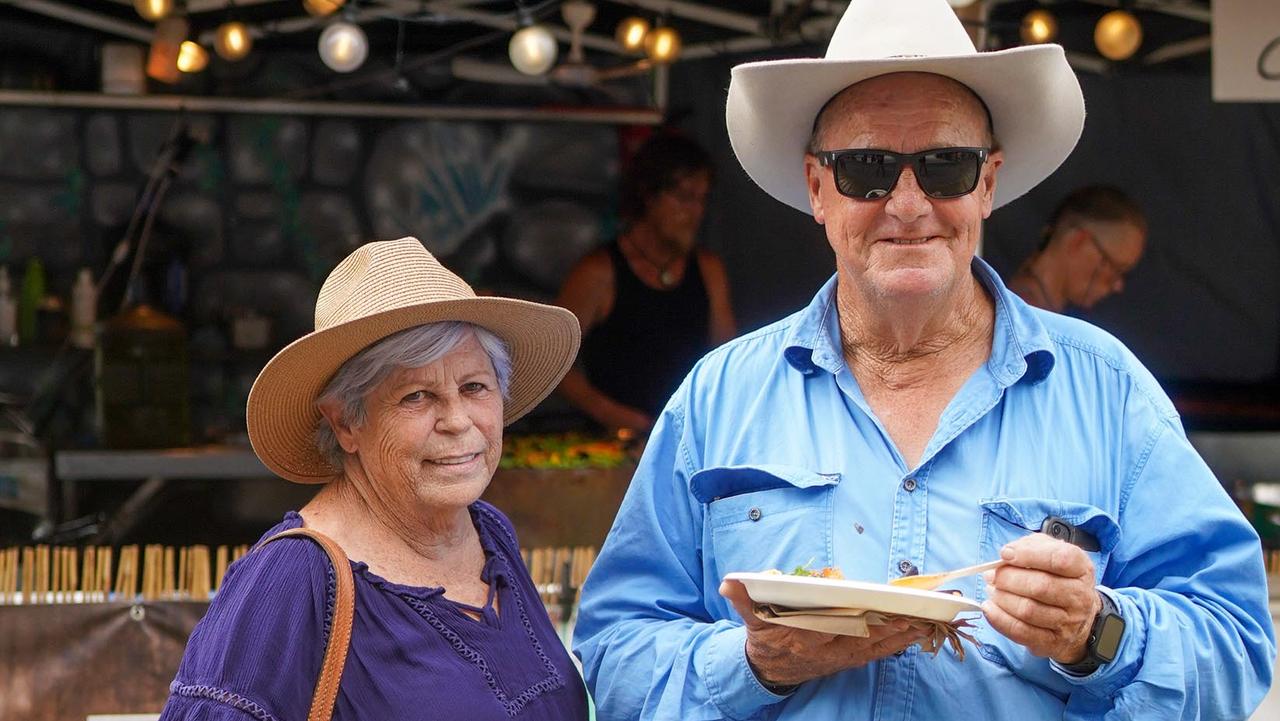 Clive Charnley and Carmen Williams from Mareeba were excited to see an event of this scale in Mareeba. Picture: Nuno Avendano