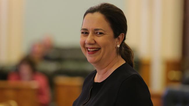 Premier Annastacia Palaszczuk says her government is fulfilling its promise to restore frontline staff and services after the Newman government gutted the public service. Picture: Mark Cranitch