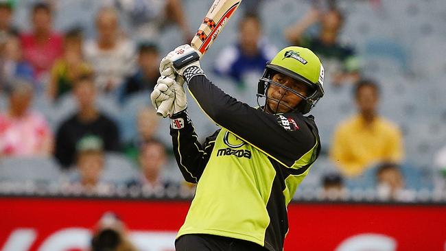 Usman Khawaja has been a run machine in the Big Bash. Picture: Wayne Ludbey