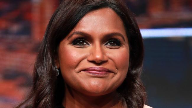 BEVERLY HILLS, CALIFORNIA - JULY 26: Mindy Kaling of 'Four Weddings and a Funeral' speaks onstage during the Hulu segment of the Summer 2019 Television Critics Association Press Tour at The Beverly Hilton Hotel on July 26, 2019 in Beverly Hills, California.   Rich Fury/Getty Images/AFP == FOR NEWSPAPERS, INTERNET, TELCOS & TELEVISION USE ONLY ==