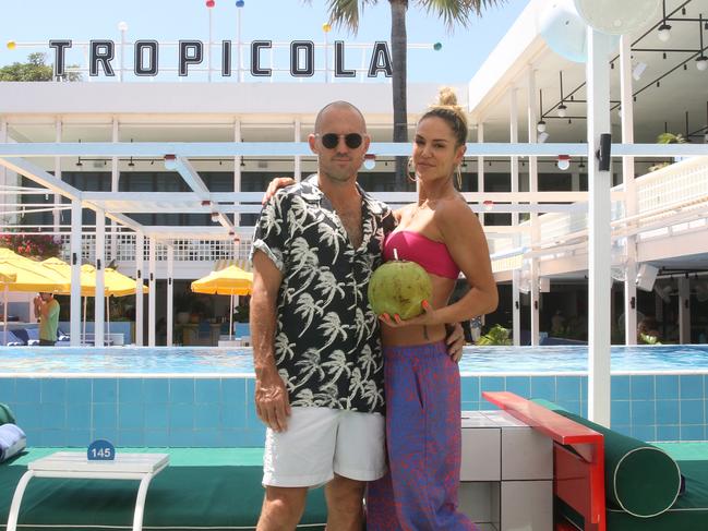 Leah Simmons Reed and Adrian Reed are at the helm of the rocking pool club on Seminyak beach, Tropicola Beach Club. Picture: Lukman S. Bintoro