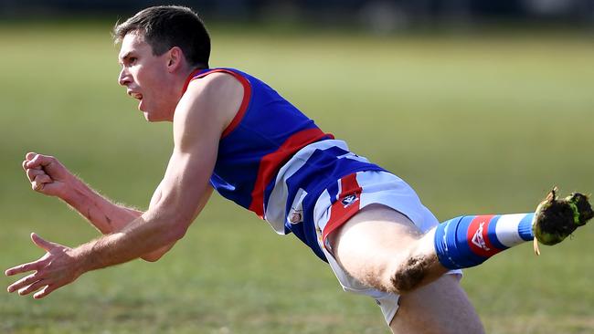 Clinton Young in action for Gisborne. Picture: Andy Brownbill