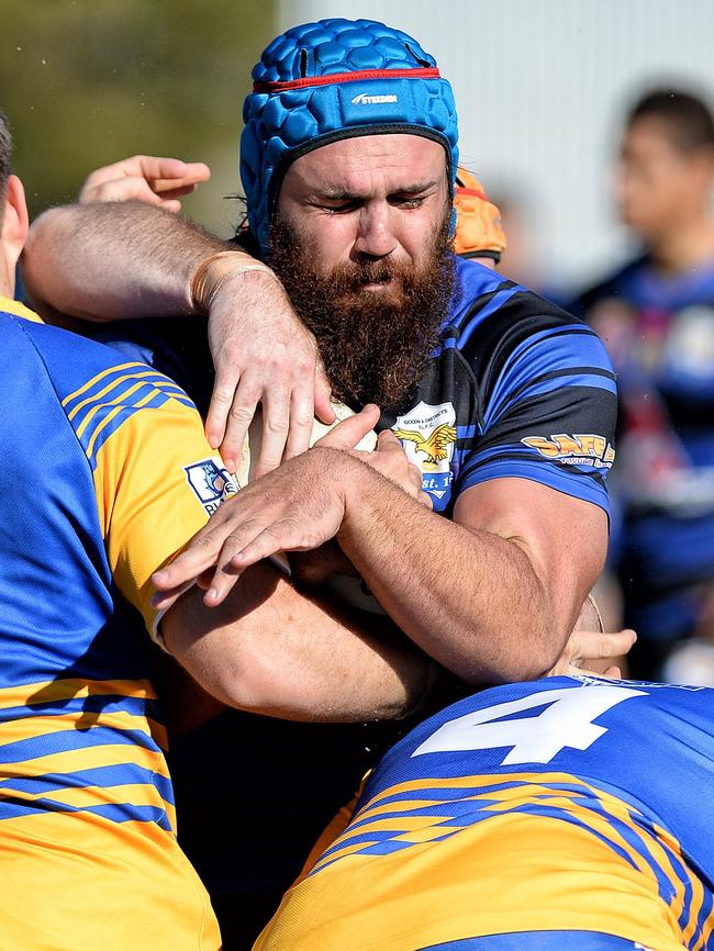 Powerful front-rower Zac Lemberg. Picture: Rob Williams