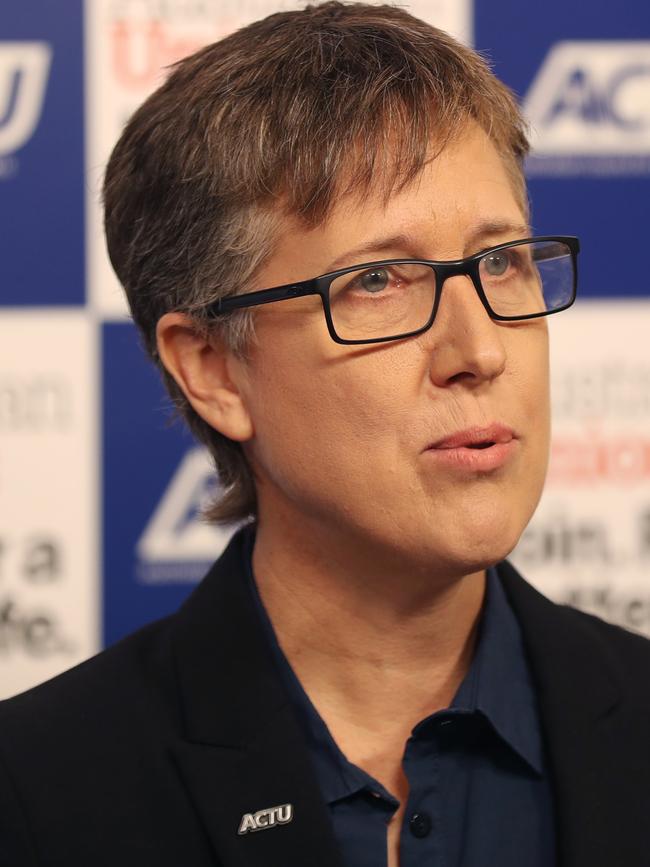 ACTU Secretary Sally McManus