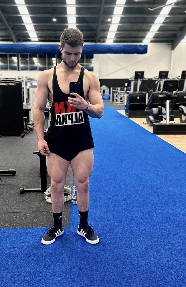 The Mercury's best gym buff 2024: Luke Cross. Picture: Supplied