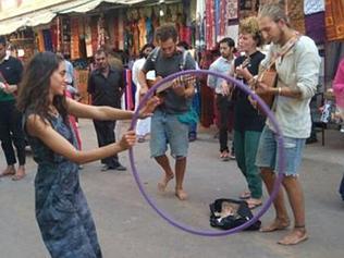 Cash crisis forces Aussie tourists to busk