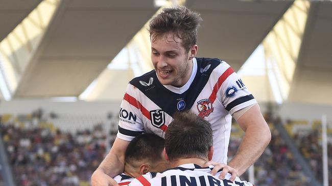 The Roosters have come under fire in recent weeks but now have back to back wins to all but secure their spot in the top eight. Picture: Getty Images.