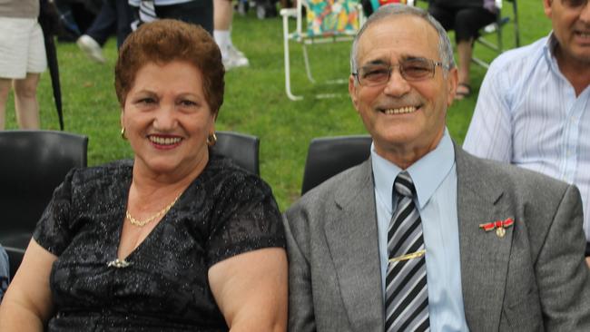 John Barilaro’s parents Anna Maria and Domenico.