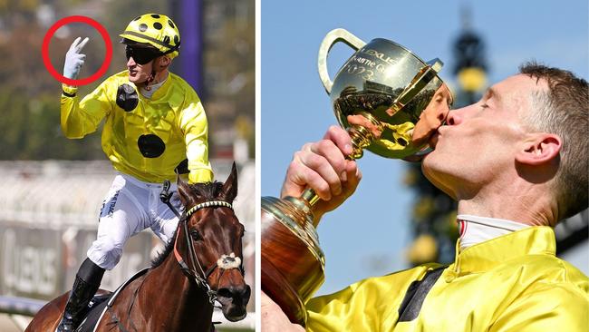 Mark Zahra has come clean on his two-fingered salute. Photo: Getty Images