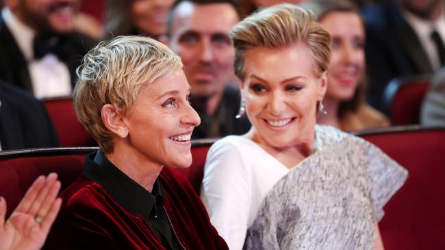 Ellen DeGeneres and Portia de Rossi will celebrate their 10th wedding anniversary this year. Picture: Christopher Polk/Getty Images
