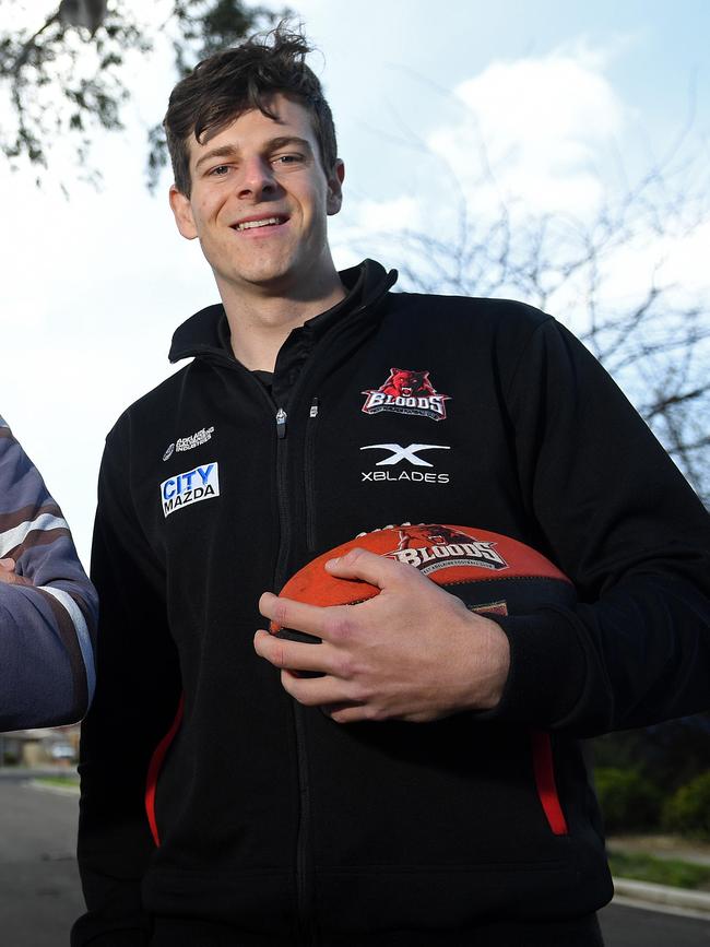 West Adelaide young gun Chris Burgess, who is an AFL draft candidate this year. Picture: Tom Huntley