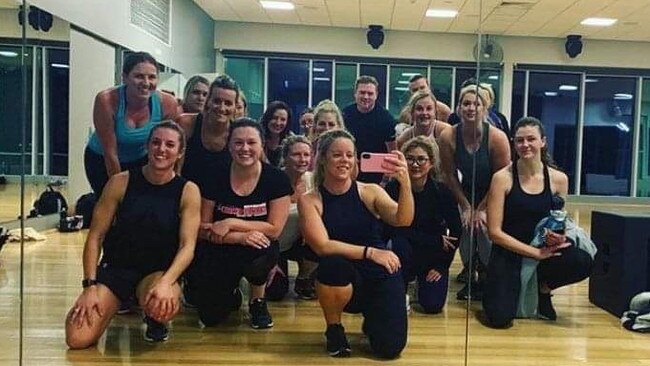 Peninsula Aquatic and Recreation Centre personal trainer Prudence Drago (middle) has been voted as the Leader’s best personal trainer of the southeast. Picture: Supplied