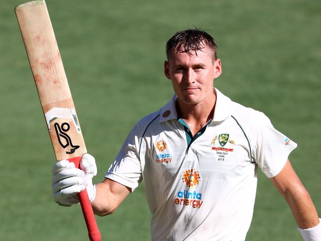 Marnus Labuschagne hopes Aussie conditions will help temper Anderson’s impact. Picture: AFP