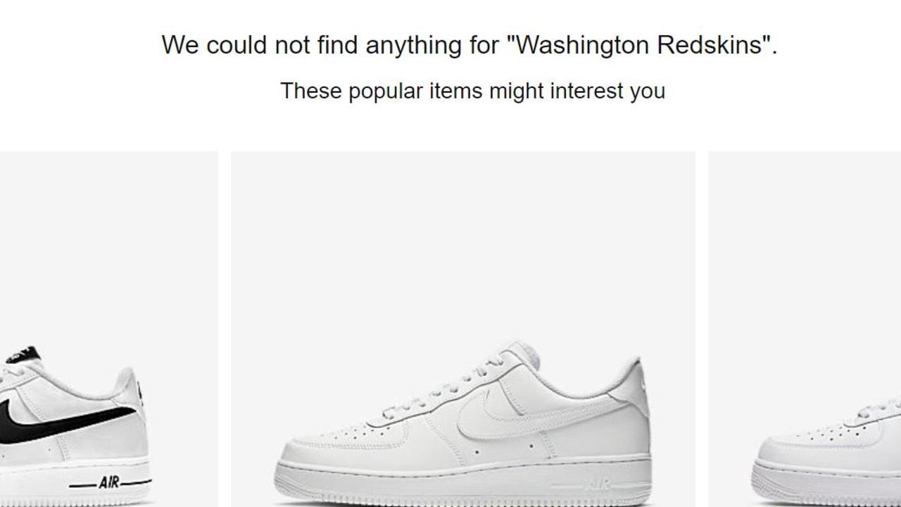 Washington Redskins: Nike Removes All Products From Online Store