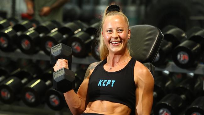 Kate Collins is Geelong’s gym queen for 2024. Picture: Alison Wynd