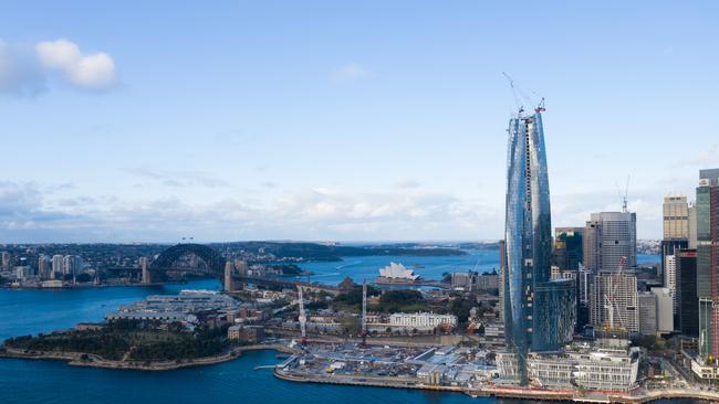 The probe will determine if Crown should keep the gaming licence for its huge new Barangaroo development dominating Sydney’s skyline. Picture: Supplied