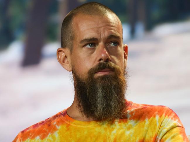 (FILES) In this file photo taken on June 04, 2021 Jack Dorsey, CEO of Twitter and co-founder & CEO of Square, attends the crypto-currency conference Bitcoin 2021 Convention at the Mana Convention Center in Miami, Florida. - Dorsey on November 5, 2022, apologized to company staff for growing the social media giant 