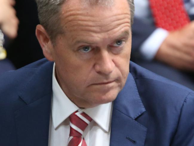 Job ID PD546436. Question Time in the House of Representatives Chamber, Parliament House in Canberra. The Leader of the Opposition Bill Shorten, during question time in the House of Representatives at Parliament House, Canberra. Thursday 15th October 2015. Picture: Gary Ramage