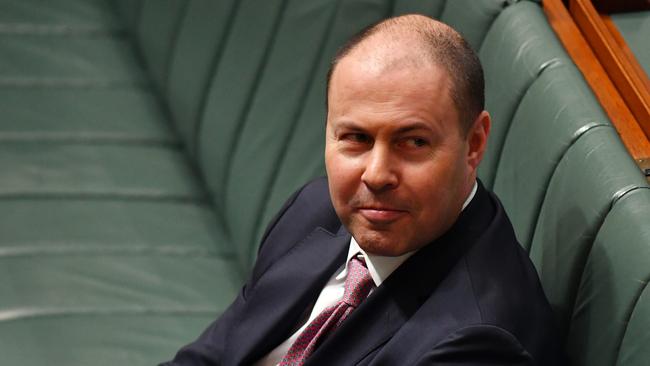 Treasurer Josh Frydenberg stayed a million media miles away from the JobKeeper statement. Picture: Getty Images