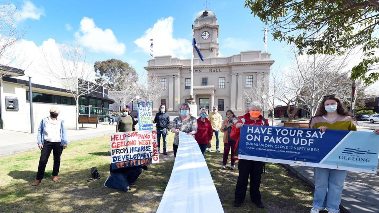 Development along Pakington St has been opposed by some community members for many years.