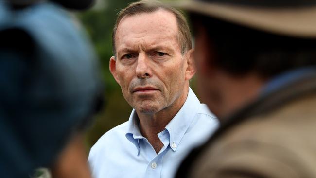 Former prime minister Tony Abbott. Picture: AAP.