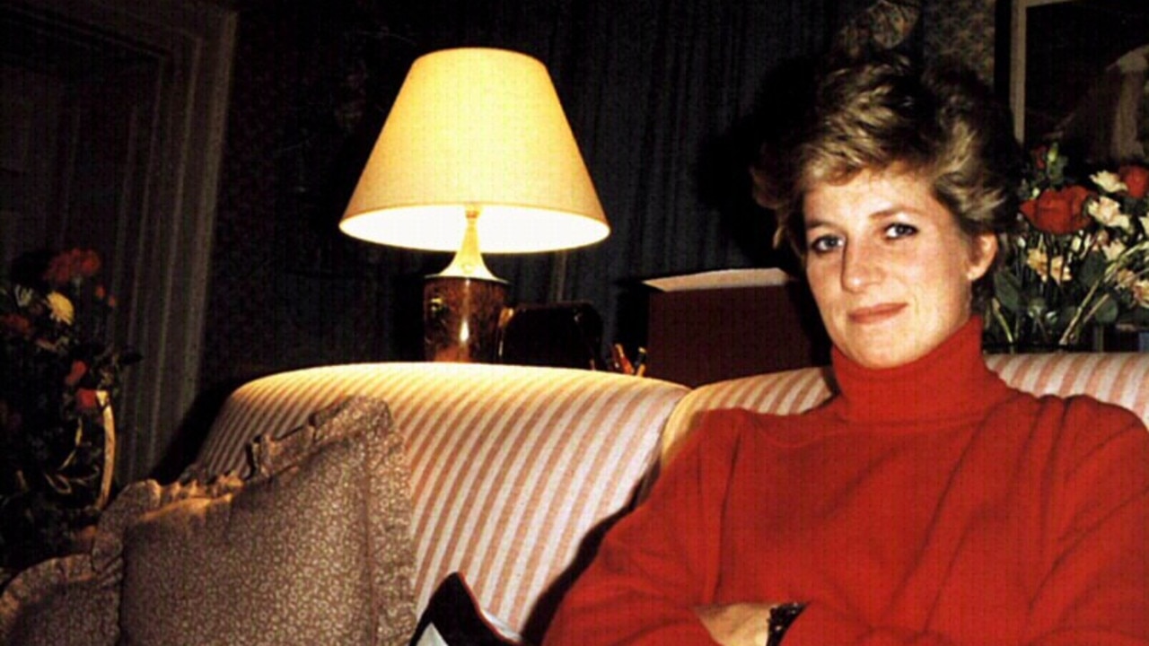 Diana in the drawing room of Kensington Palace after her iconic interview with Andrew Morton in the early ’90s.