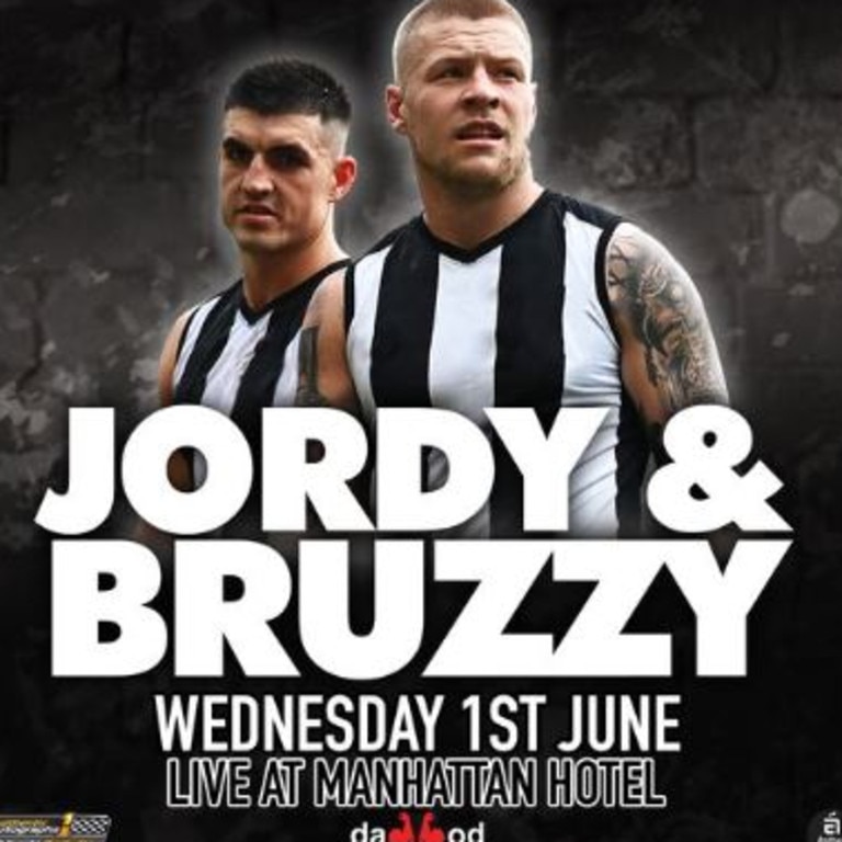 The Manhattan Hotel’s ‘Jordy and Bruzzy’ poster.