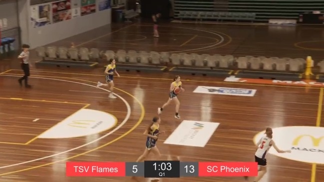 REPLAY: Queensland Basketball U14 Girls Championship – Div 1 Townsville Flames v Sunshine Coast Phoenix