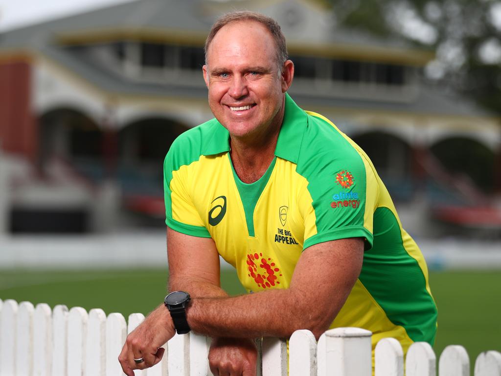 Matthew Hayden at Allan Border Field.