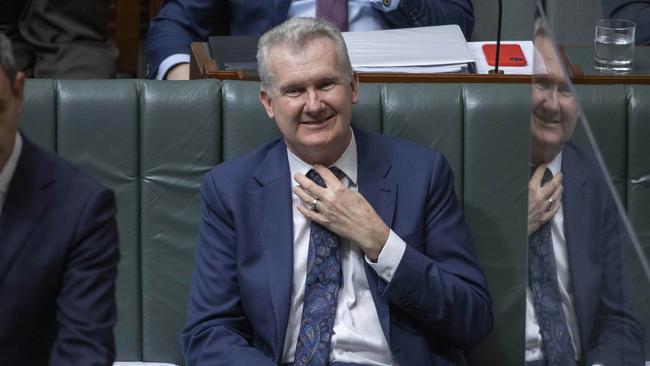 Tony Burke argues multi-employer bargaining is not intended to ‘create a ceiling’ on wages. Picture: NCA Gary Ramage