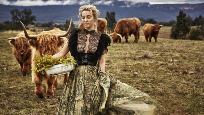 Asher Keddie in marie claire. Picture: Simon Upton for marie claire