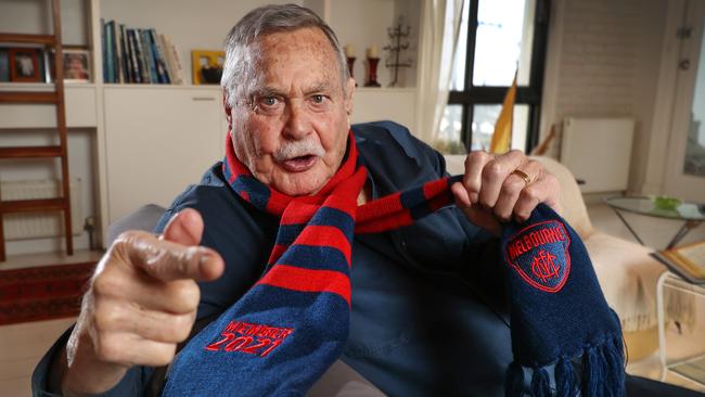 Barassi will be remembered as one of footy’s ‘Godfathers’. Picture: David Caird