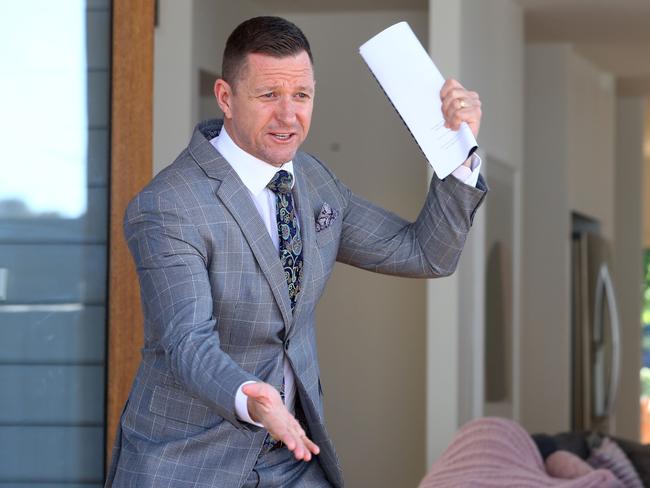 Auction (online) @ 361 Autumn St, Newtown. Auctioneer David Cortous sold the property onlinepicture: Glenn Ferguson