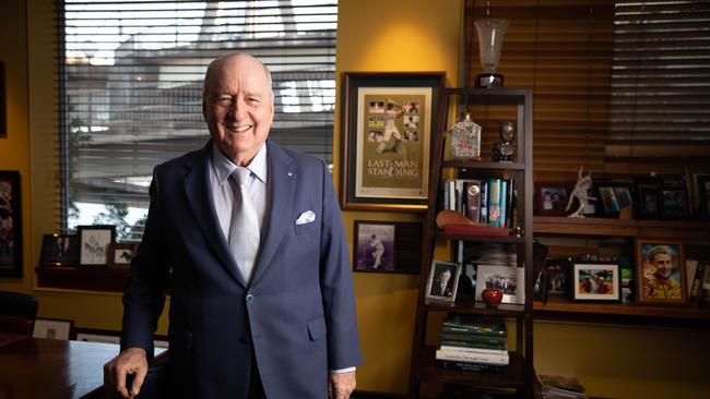 Alan Jones in his Sydney office. Picture: Renee Nowytarger